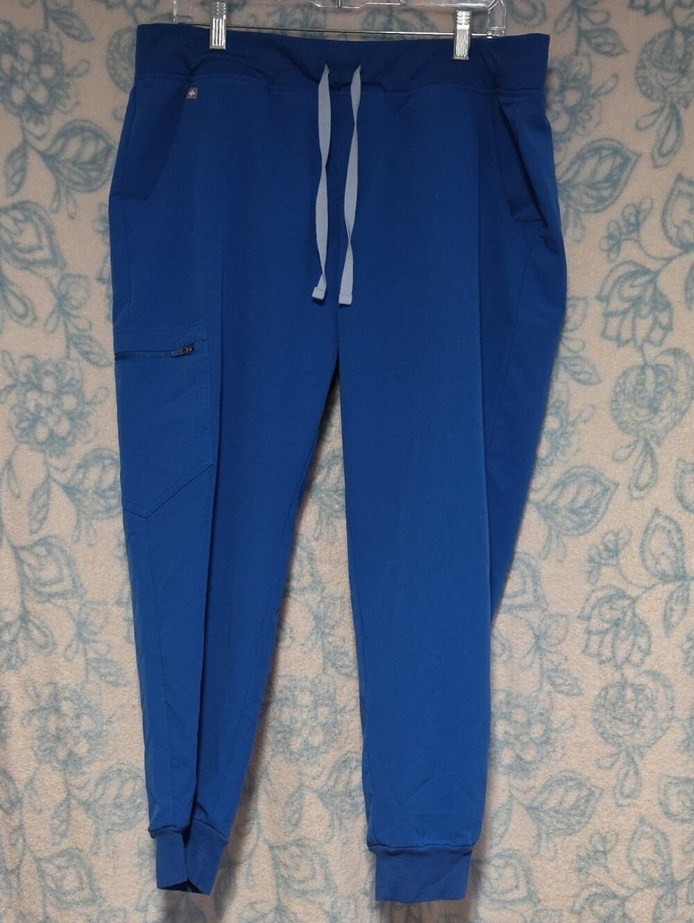 Figs Women's Royal Blue Jogger Pants with Drawstring